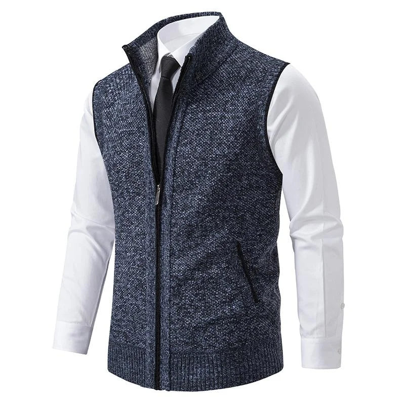 Hugo™ – Knitted Sleeveless Fleece Vest