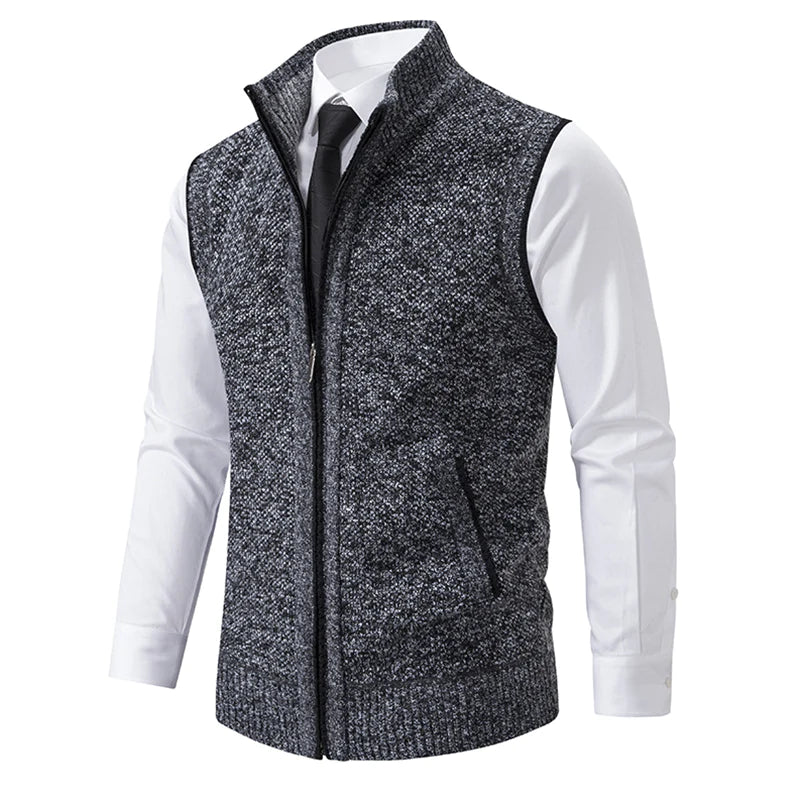Hugo™ – Knitted Sleeveless Fleece Vest