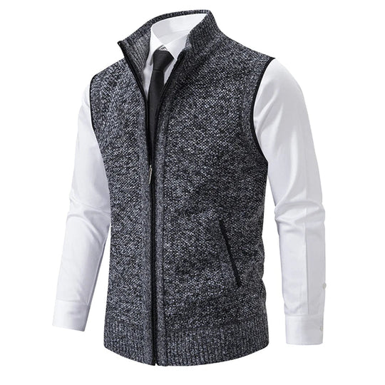 Hugo™ – Knitted Sleeveless Fleece Vest