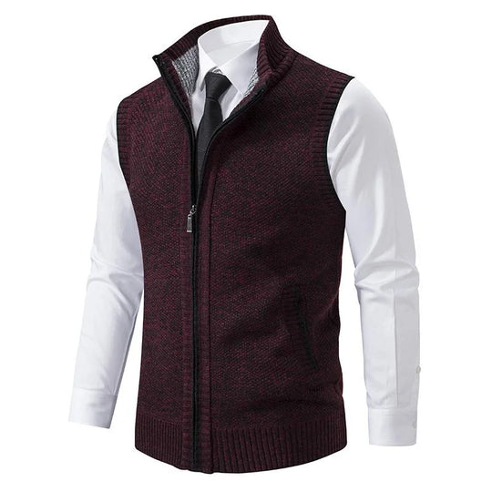 Hugo™ – Knitted Sleeveless Fleece Vest