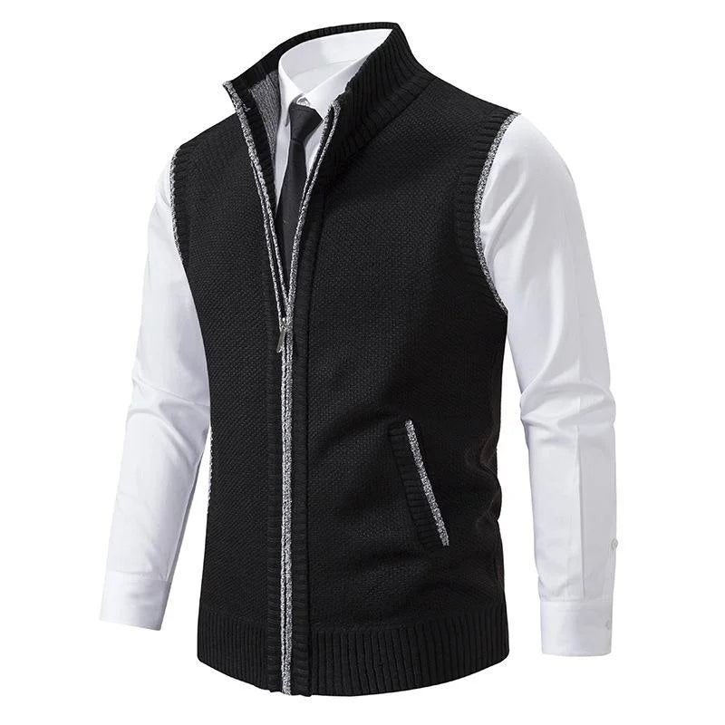 Hugo™ – Knitted Sleeveless Fleece Vest