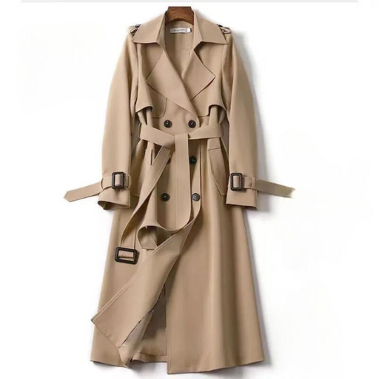 Clara™ | Classic Belted Trench Coat