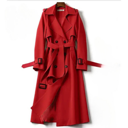 Clara™ | Classic Belted Trench Coat