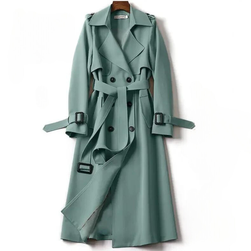 Clara™ | Classic Belted Trench Coat