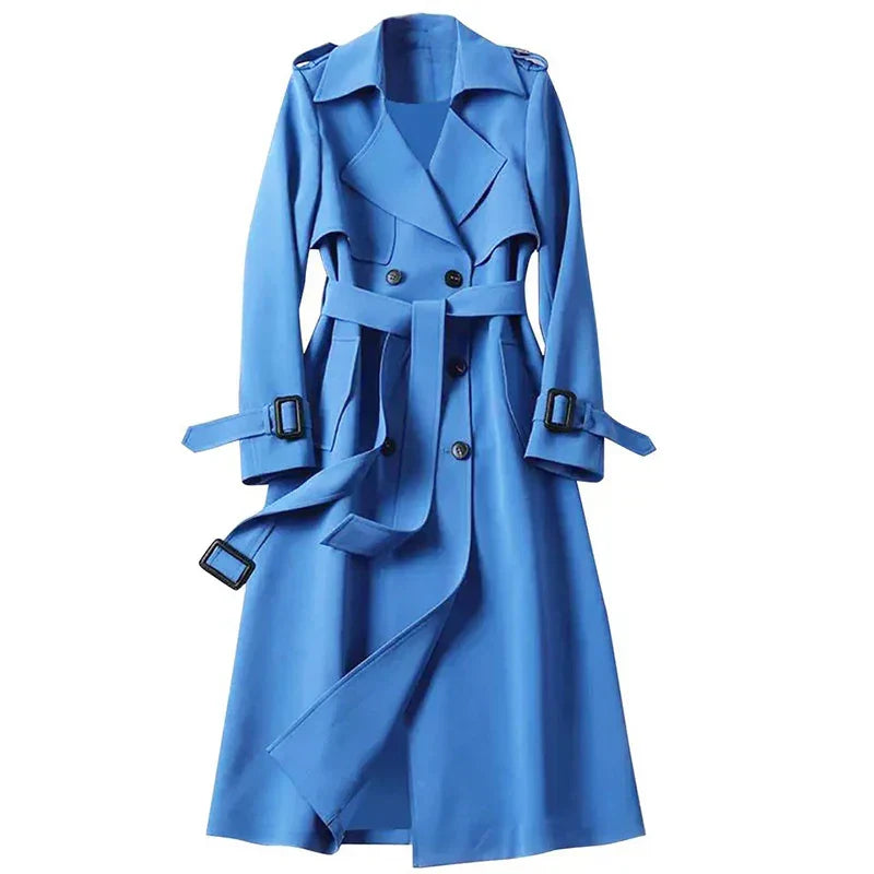 Clara™ | Classic Belted Trench Coat