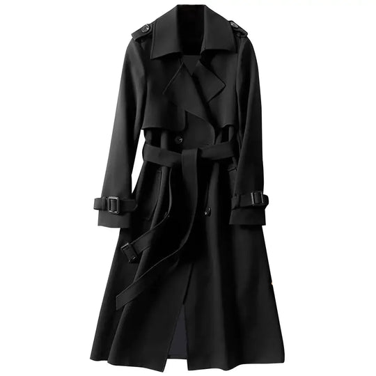 Clara™ | Classic Belted Trench Coat