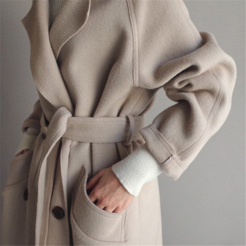 Sarah™ | Timeless Wool Overcoat