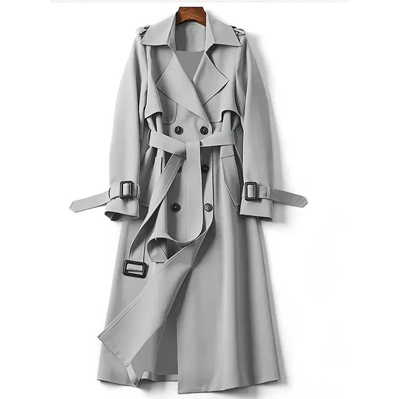 Clara™ | Classic Belted Trench Coat