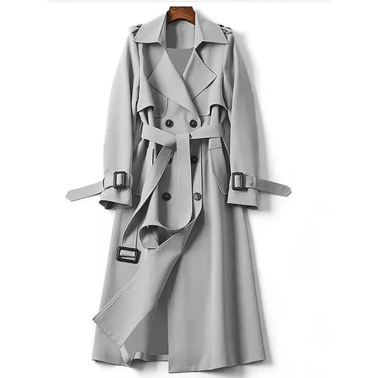 Clara™ | Classic Belted Trench Coat