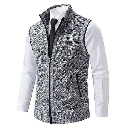 Hugo™ – Knitted Sleeveless Fleece Vest