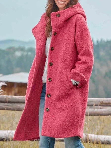 Claire™ | Cosy Outdoor Buttoned Coat