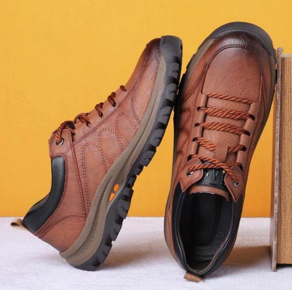 Nathan™ | Hand-Stitched Comfortable Leather Shoes