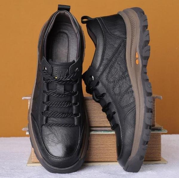 Nathan™ | Hand-Stitched Comfortable Leather Shoes