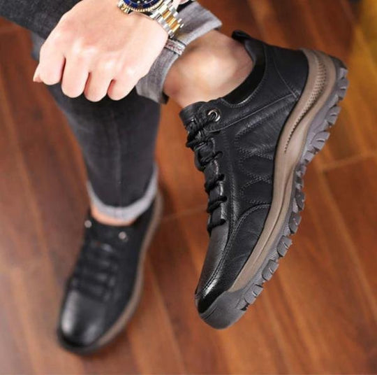 Nathan™ | Hand-Stitched Comfortable Leather Shoes